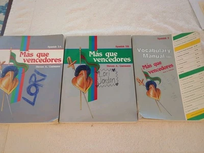 Abeka Spanish 2 Mas Que Vencedores 2A/2B, and Vocabulary Manual - Image 1 of 4