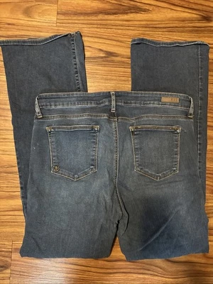 Pantalones de mezclilla para mujer Kut From The Kloth Stevie pierna recta azul talla 16 Foto 1 de 3