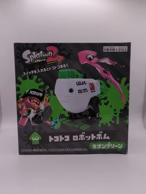 Nintendo Splatoon 2 Tokotoko Robot Bomba Verde Neón Juguete En Caja 2017 - Funciona Foto 1 de 4