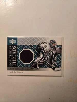 2002-03 Upper Deck Goaltender Threads Jean-Sebastien Giguere #GT-JG - Anaheim - Image 1 of 2