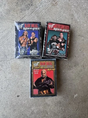 Rare 2001 World Wrestling Federation WF Raw Deal Backlash Fully Loaded Set - Image 1 of 4