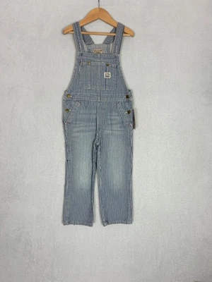 Polo Ralph Lauren, peto vaquero a rayas azules unisex para niños, talla 4Y - nuevo Foto 1 de 4