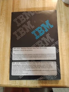 IBM SPSS Statistics Desktop Academic Version 22 DVD New Sealed Mac Windows - Picture 1 of 4