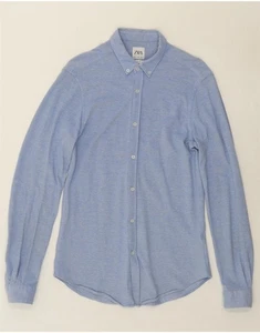 ZARA Mens Slim Fit Shirt Medium Blue Cotton BD07 - Picture 1 of 3