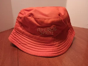 Aperol Spritz Promotional Reversible Bucket Hat One Size Summer Travel Festival - Picture 1 of 13