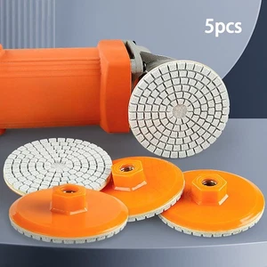 Professional Grade Nylon Bayonet Polishing Pads 80mm (3 Inch) Set of 5 - Picture 1 of 12