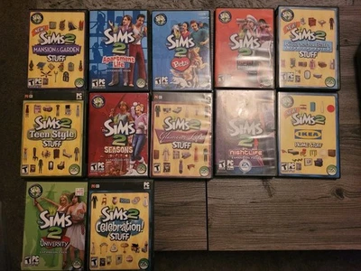 The Sims 2: w/12 Expansions Packs PC Game 2005 & The Sims 2 CD - Image 1 of 4