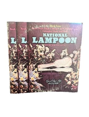 National Lampoon Good Bye Pop LP Vinyl 1975 Epic Records Comedy Rock Bill Murray - Image 1 of 4