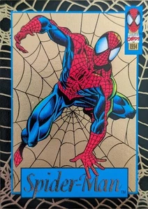 1994 Marvel Amazing SPIDER-MAN GOLD WEB FOIL WALLMART INSERT CHASE CARD #3 of 6 - Picture 1 of 1