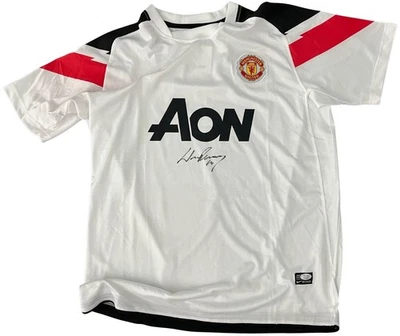 WAYNE ROONEY SIGNED MANCHESTER UNITED JERSEY (SIZE L) PSA COA AM92956 - Image 1 of 3