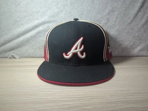 Atlanta Braves MLB 59FIFTY Fitted Hat Size 7 3/8 - Picture 1 of 6