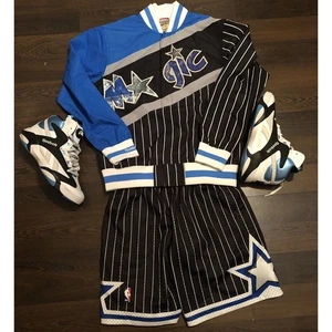 Men's Orlando Magic Mitchell & Ness Black Hardwood Classics 75th Anniversary Set - Picture 1 of 16