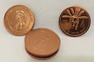 Pete Fountain's Half Fast Walking Club Coin Mardi Gras NOLA 1972 1973 Lot/7 - Picture 1 of 3