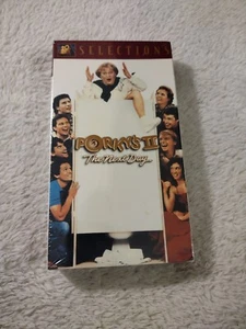 VTG New Sealed 1985 Porkys 2 The Next Day VHS CBS FOX Watermarks Double Water - Picture 1 of 13