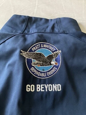 Pratt & Whitney HMI Metal Powders Men's Medium Zip Jacket Port Authority - Image 1 of 4