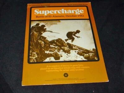 SPI 1976 - Supercharge - Battle of El Alamein - North Africa Folio Game (UNP) - Image 1 of 4
