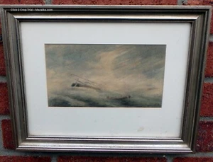 Circle JMW Turner Regency antique British Romantic School maritime watercolour - Picture 1 of 6