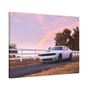 Dodge Challenger High Resolution Museum Quality Horizontal Canvas Print #001 - Picture 1 of 10