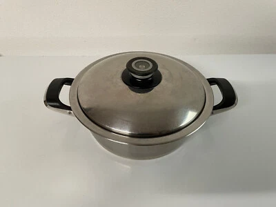 AMC Topf Pfanne 3,1 L mit Deckel - 24cm Boden - Original - AMC - Edelstahl - Bild 1 von 4