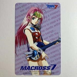 Tarjeta telefónica japonesa vintage Macross 7 - Imagen 1 de 6