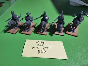 Kings of War: Halfling - Wild Runners Calvary Troop (5) Assembled BBB - Picture 1 of 2