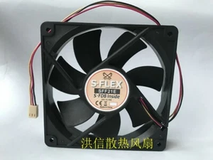 Scythe S-FLEX SFF21E DC12V 0.15A S-FDB Bearing Super Silent Fan - Picture 1 of 3