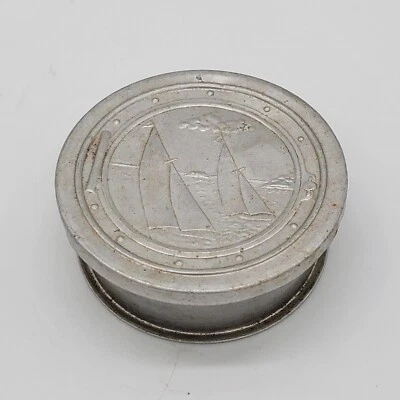 Taza de metal plegable vintage tamaño viaje bolsillo envío alto EE. UU. Foto 1 de 4