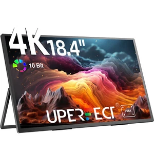 UPERFECT 18.4" 4K Portable Monitor UHD Travel Second Monitor For Laptop Switch - Picture 1 of 12