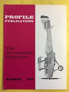 No.200 - Avión Perfil Publications - The Martinsyde Elefante - Imagen 1 de 3