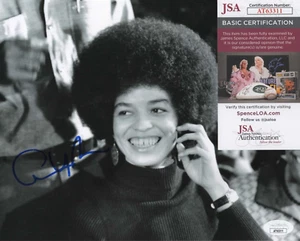 Angela Davis Signed 8x10 Photo w/ JSA COA #AT63311 - Picture 1 of 2