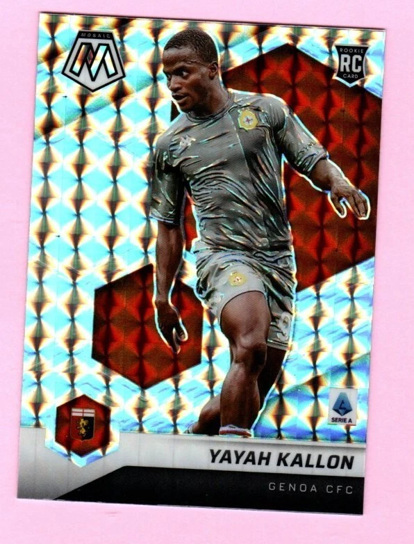 2021-22 Panini Mosaic Serie A Yayah Kallon RC #96 Genoa CFC (FM500) - Image 1 of 1