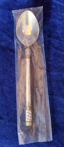 GOLDEN AEGEAN WEAVE Wallace Sterling 7 1/4" DINNER PLACE SPOON - new without bag - Picture 1 of 1