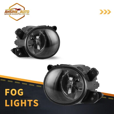 Black Clear Fog Lights for 2010-2014 Mercedes-benz S550/GLK300 C350 Projector - Image 1 of 4