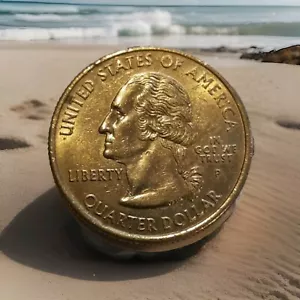 2008-P New Mexico State Quarter. Errors. Double die and strike error - Picture 1 of 4