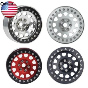 4x 2.2" Alloy Beadlock Wheel Rim for 1/10 RC Crawler AXIAL Wraith SCX10 TRX4 D90 - Picture 1 of 61