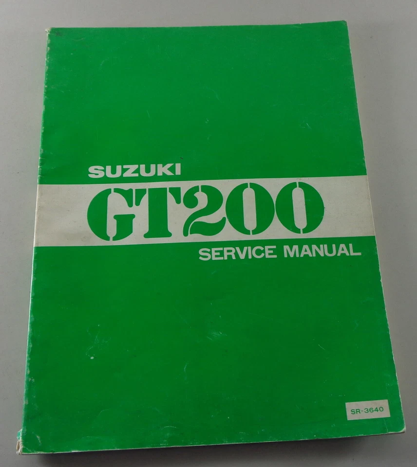 Manual De Taller Suzuki GT 200 / E / GT200/E De 05/1979 - Imagen 1 de 1