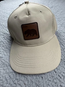 Cappello papà orso berretto cinturino schiena beige toppa papà regalo wemco uomo festa del papà trendy - Foto 1 di 8