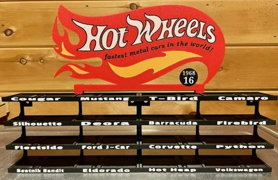 Custom Hot Wheels Original 16 Display - Image 1 of 4