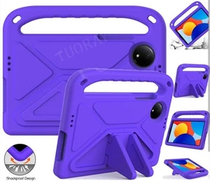 Stoßfeste robuste Kinderhülle mit Ständer für Redmi Pad SE 8,7" Tablet lila - Bild 1 von 6