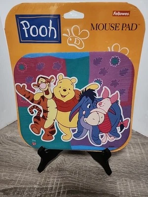 Vintage Fellowes Disney Pooh & Friends Mousepad Sealed USA Office Gift Item - Image 1 of 3