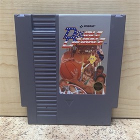 Konami Double Dribble (Nintendo NES, NTSC-U/C, 1986) TESTATO FUNZIONANTE