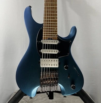 Ibanez Q547 7-string Electric Guitar - Blue Chameleon Metallic Matte #016 - Image 1 of 4