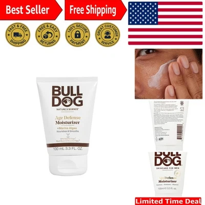 Crema hidratante antioxidante rica defensa de la edad para hombre - hidratación natural, 3,3 fl oz Foto 1 de 4