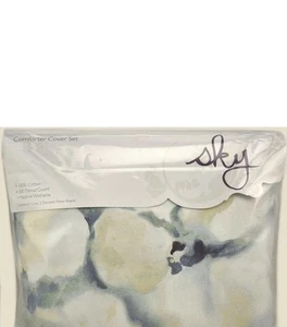 Sky Freya Inky Floral Collection King Bettbezug & Kissenbezüge Set Grün - Bild 1 von 4