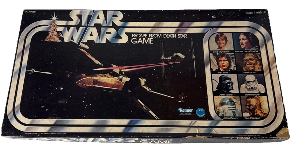 Juego de mesa vintage 1977 Star Wars Escape from the Death Star COMPLETO Foto 1 de 4