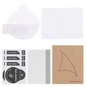 2pcs Watch Glass Screen Protectors 23mm TPU Round Smartwatch Screen Protective - Photo 1 sur 6