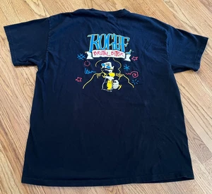 VTG Rogue Brewery Brutal Bitter Shirt XL Black Newport Oregon Craft Beer Y2K - Picture 1 of 11