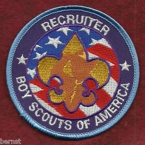 VINTAGE  BOY SCOUT - RECRUITER  PATCH - FREE SHIPPING - Picture 1 of 2