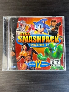 Smashpack Vol 1 Volume Sega Dreamcast Game with Case and Manual 12 games - Picture 1 of 6