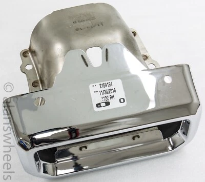 Uno (1) Chevy Silverado GMC Sierra 1500 2019-2025 OEM punta de bisel de escape derecha derecha derecha Foto 1 de 4